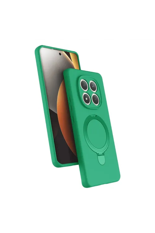 Xiaomi Redmi Note 15 Pro 5g Regal Magsafe Standlı Kapak - Yeşil