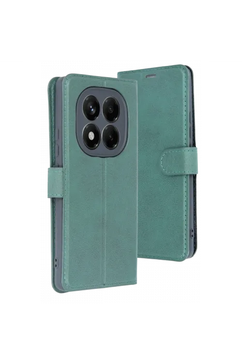 Xiaomi Redmi Note 15 Pro 5g Trend S Plus Kapaklı Kılıf - Yeşil