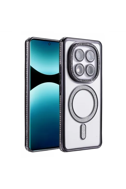 Xiaomi Redmi Note 15 Pro Plus 5g Joke Simli Magneticsafe Kılıf - Siyah