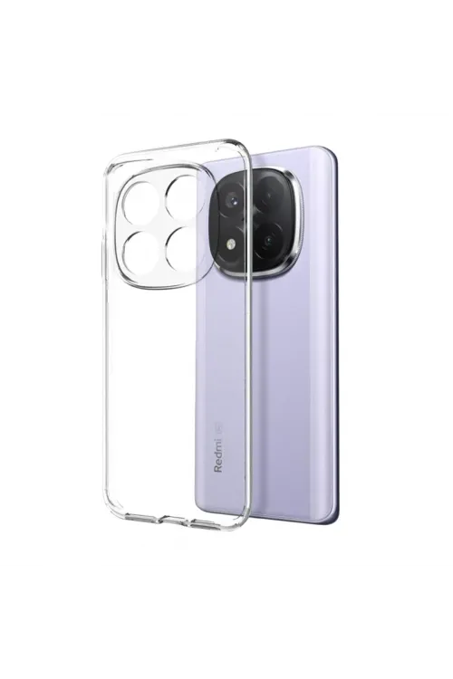 Xiaomi Redmi Note 15 Pro Plus 5g Lüx Şeffaf Silikon - Şeffaf