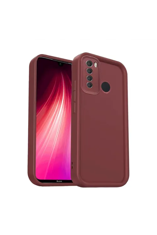 Xiaomi Redmi Note 8 Kılıf Viera Silikon - Bordo