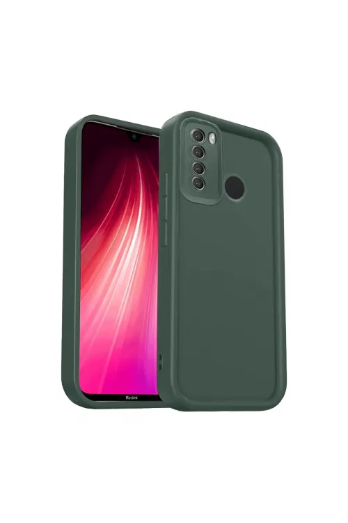 Xiaomi Redmi Note 8 Kılıf Viera Silikon - Koyu Yeşil