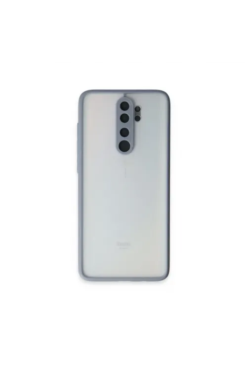 Xiaomi Redmi Note 8 Pro Kılıf Montreal Silikon Kapak - Gri