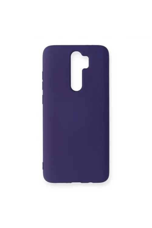 Xiaomi Redmi Note 8 Pro Kılıf Nano İçi Kadife Silikon - Mor