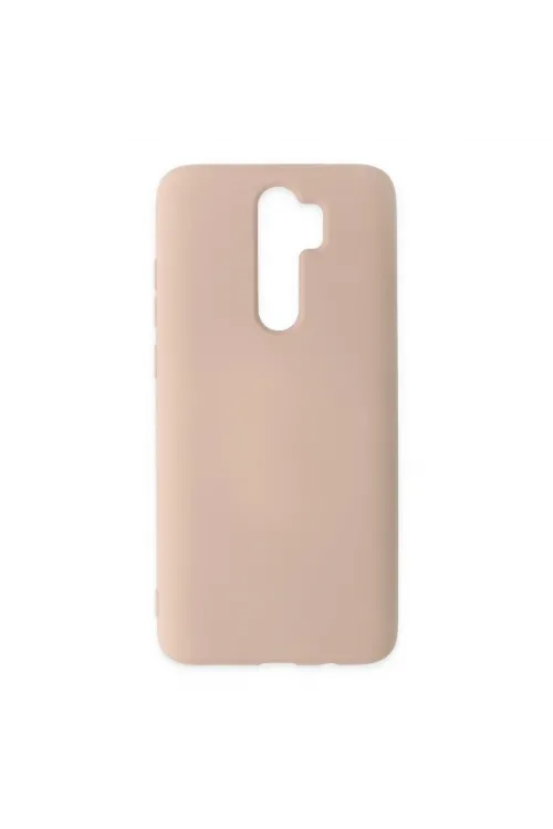 Xiaomi Redmi Note 8 Pro Kılıf Nano İçi Kadife Silikon - Pudra