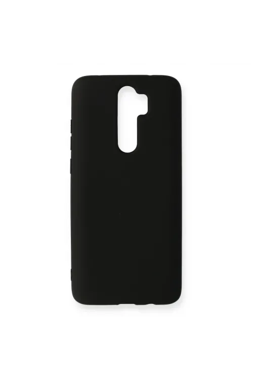 Xiaomi Redmi Note 8 Pro Kılıf Nano İçi Kadife Silikon - Siyah