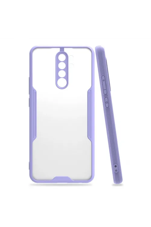 Xiaomi Redmi Note 8 Pro Kılıf Platin Silikon - Lila