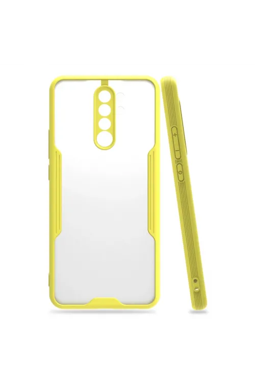Xiaomi Redmi Note 8 Pro Kılıf Platin Silikon - Sarı