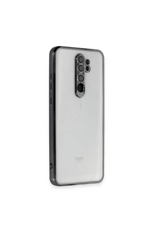 Xiaomi Redmi Note 8 Pro Kılıf Razer Lensli Silikon - Siyah