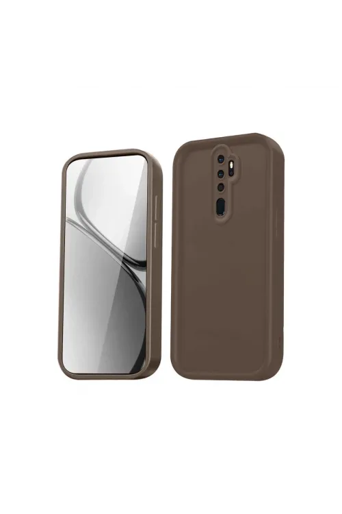 Xiaomi Redmi Note 8 Pro Kılıf Viera Silikon - Kahverengi