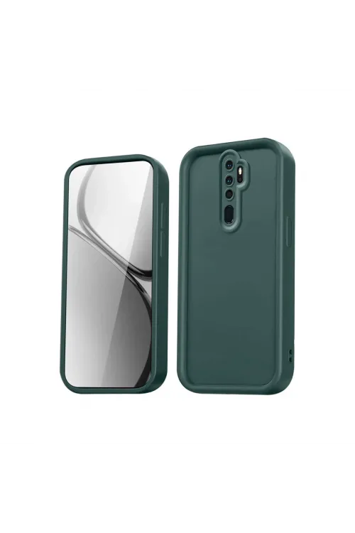 Xiaomi Redmi Note 8 Pro Kılıf Viera Silikon - Koyu Yeşil