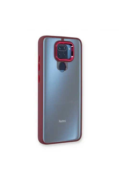 Xiaomi Redmi Note 9 Kılıf Dora Kapak - Kırmızı