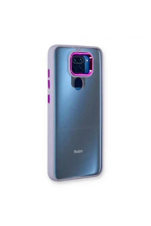 Xiaomi Redmi Note 9 Kılıf Dora Kapak - Lila