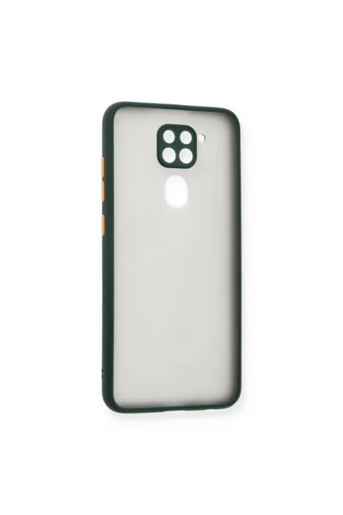 Xiaomi Redmi Note 9 Kılıf Montreal Silikon Kapak - Yeşil