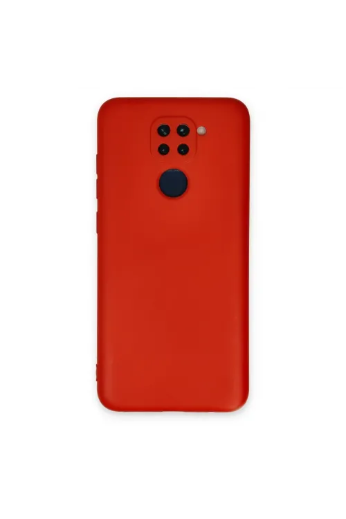 Xiaomi Redmi Note 9 Kılıf Nano İçi Kadife Silikon - Kırmızı
