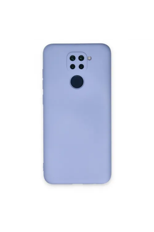 Xiaomi Redmi Note 9 Kılıf Nano İçi Kadife Silikon - Lila