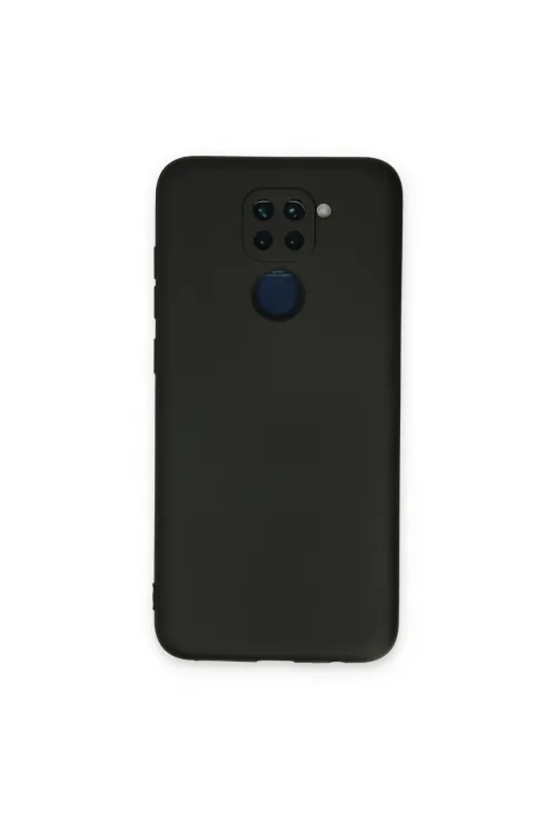 Xiaomi Redmi Note 9 Kılıf Nano İçi Kadife Silikon - Siyah