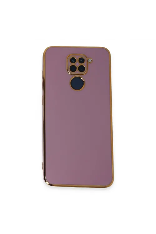 Xiaomi Redmi Note 9 Kılıf Volet Silikon - Mor