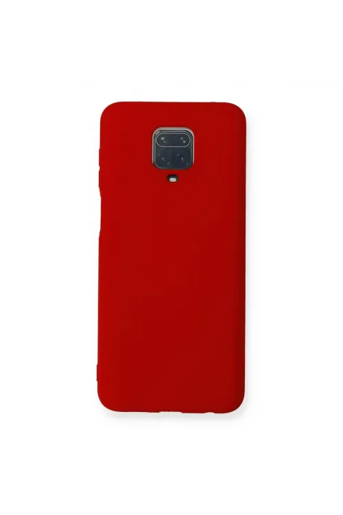 Xiaomi Redmi Note 9 Pro Kılıf Nano İçi Kadife Silikon - Kırmızı