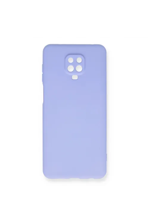 Xiaomi Redmi Note 9 Pro Kılıf Nano İçi Kadife Silikon - Lila