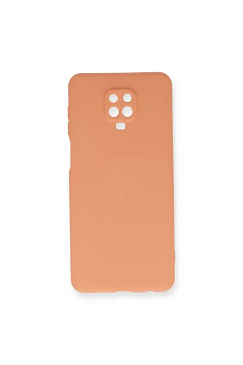 Xiaomi Redmi Note 9 Pro Kılıf Nano İçi Kadife Silikon - Turuncu