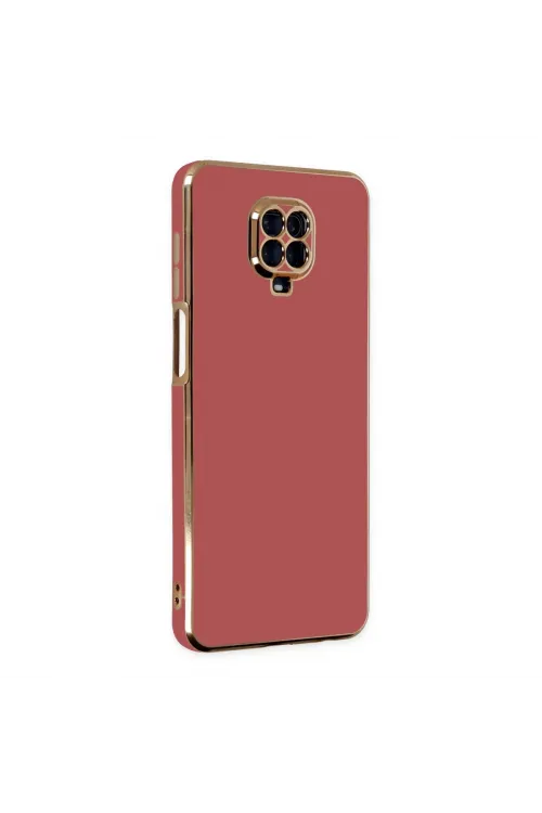 Xiaomi Redmi Note 9 Pro Kılıf Volet Silikon - Kırmızı