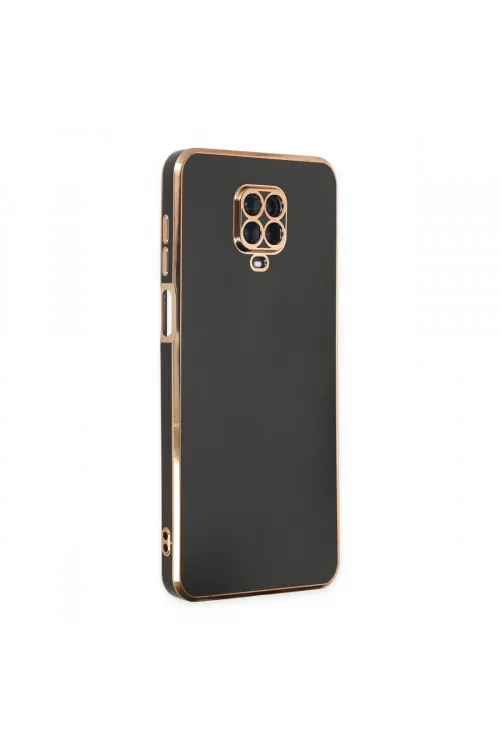 Xiaomi Redmi Note 9 Pro Kılıf Volet Silikon - Siyah