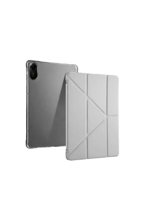 Xiaomi Redmi Pad 2 Kalemlikli Mars Tablet Kılıfı - Gri