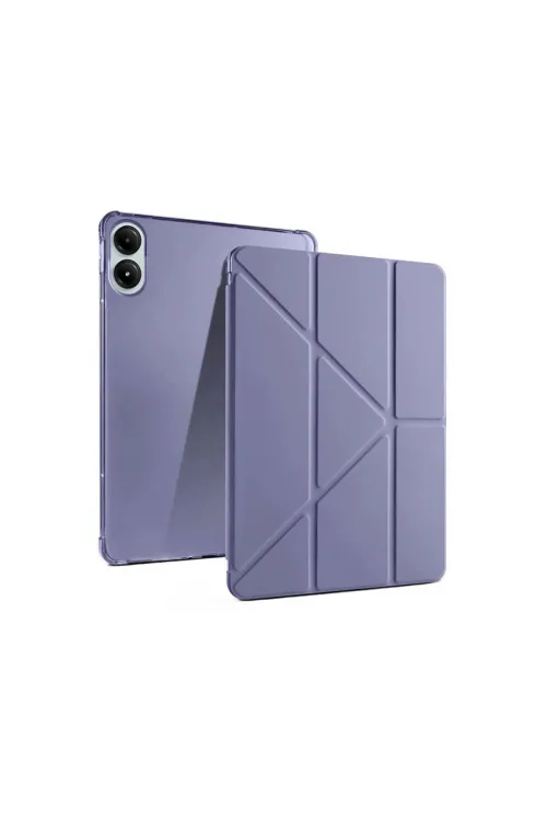Xiaomi Redmi Pad Pro 12.1 Kılıf Kalemlikli Mars Tablet Kılıfı - Lavender
