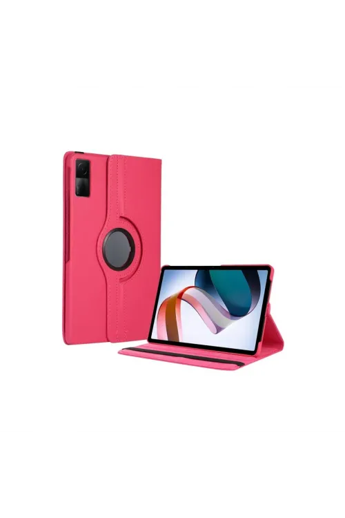 Xiaomi Redmi Pad Se 4g Kılıf 360 Tablet Deri Kılıf - Pembe