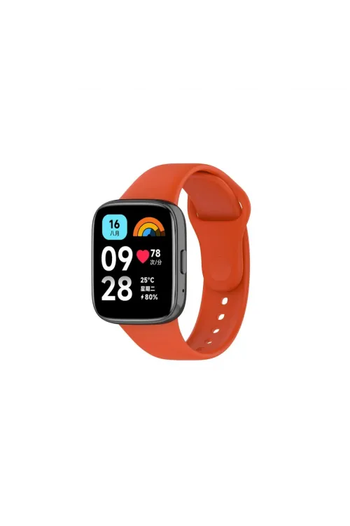 Xiaomi Redmi Watch 3 Active Klasik Kordon - Turuncu
