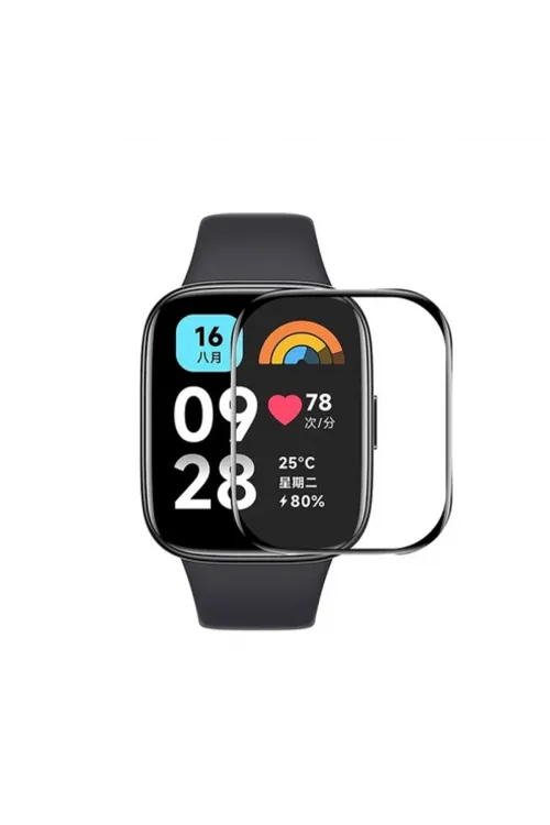 Xiaomi Redmi Watch 3 Active Polymer Nano Ekran Koruyucu - Şeffaf