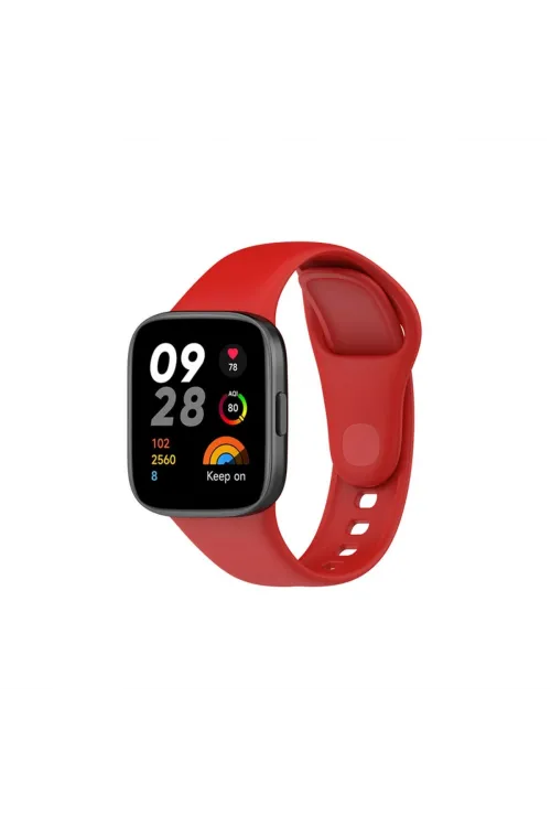 Xiaomi Redmi Watch 3 Klasik Kordon (saat Değildir) - Kırmızı