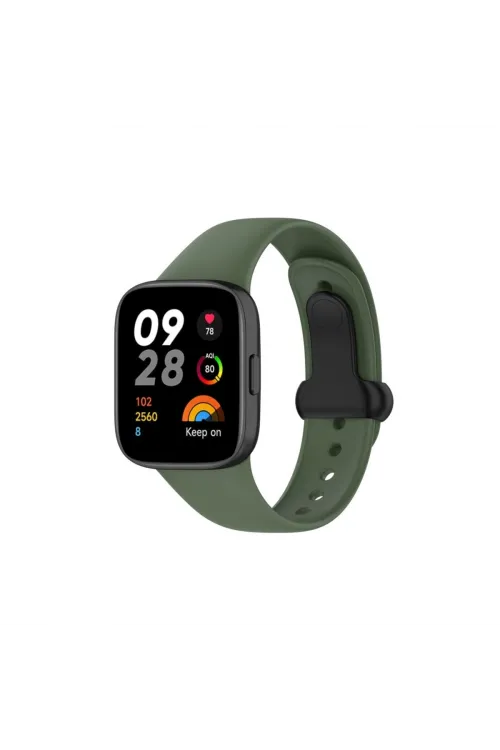 Xiaomi Redmi Watch 3 Origin Silikon Kordon (saat Değildir) - Koyu Yeşil