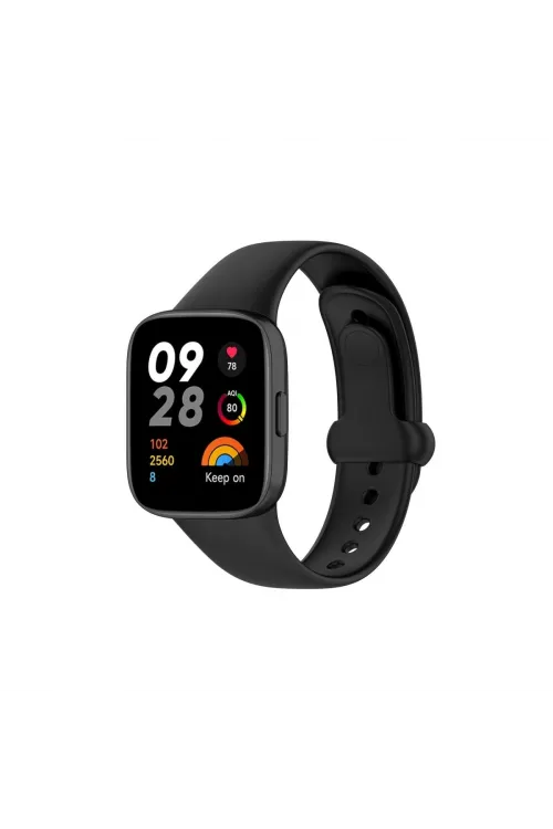 Xiaomi Redmi Watch 3 Origin Silikon Kordon (saat Değildir) - Siyah