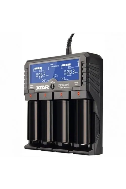 Xtar DRAGON VP4 PLUS Li-ion / NI-CD / NI-MH Pil Şarj Cihazı
