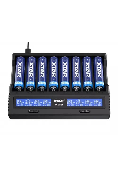Xtar VC8 Sekizli Li-ion / NI-CD / NI-MH Pil Şarj Cihazı