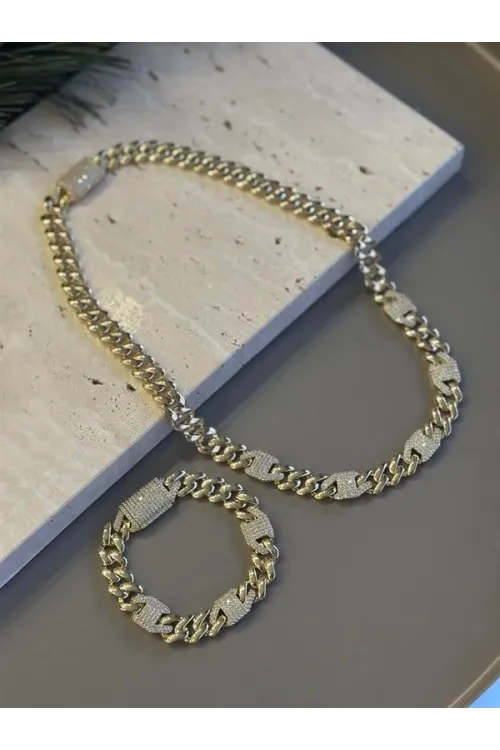 Xuping Gurmet Set  Kolye - Altın