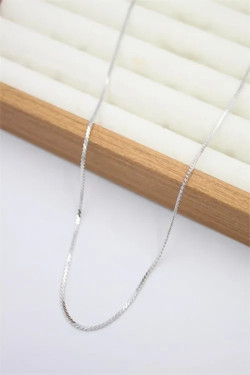 Xuping Zincir Kolye - 55 cm - Gümüş