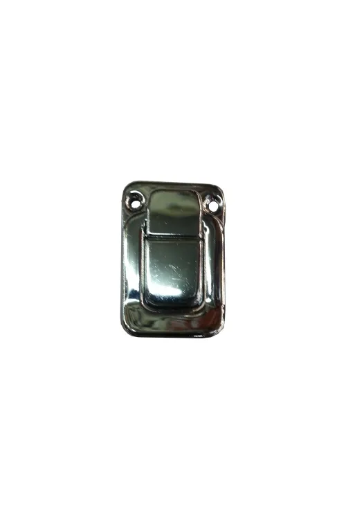 Yaylı Bavul Kilidi - 32x48mm, Nikel, 1 Adet
