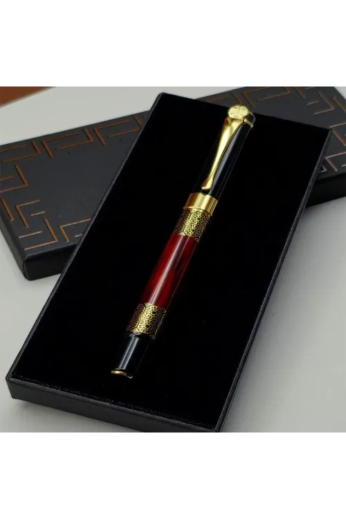 Yeni (1 Adet) Seçenek  Desenli Metal Roller Kalem