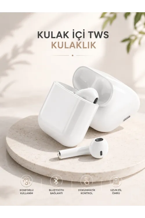 Yeni Nesil Hd Ses Ve Dokunmatik Kontrol Akıllı Ve Şık Bluetooth Kulaklık
