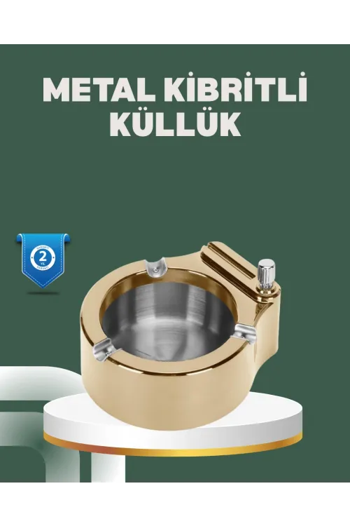 Yeniden Doldurulabilir Çakmaklı Küllük Dayanıklı Yapı