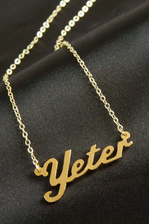 Yeter isimli kolye (Kişiye Özel)