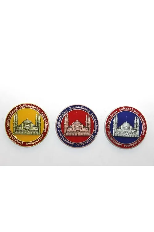 Yöresel Sultanahmet Magnet Yuvarlak Tasarım