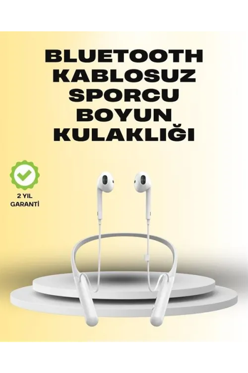 Yüksek Kapasiteli Pil Destekli Boyun Askılı Kulaklık – 100 Saat Dayanıklı