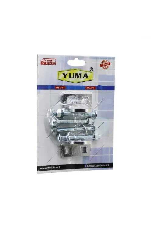 Yuma Ym-730-1 Kapı Emniyet Rezesi  Asma Kilit Takılabilir Menteşe