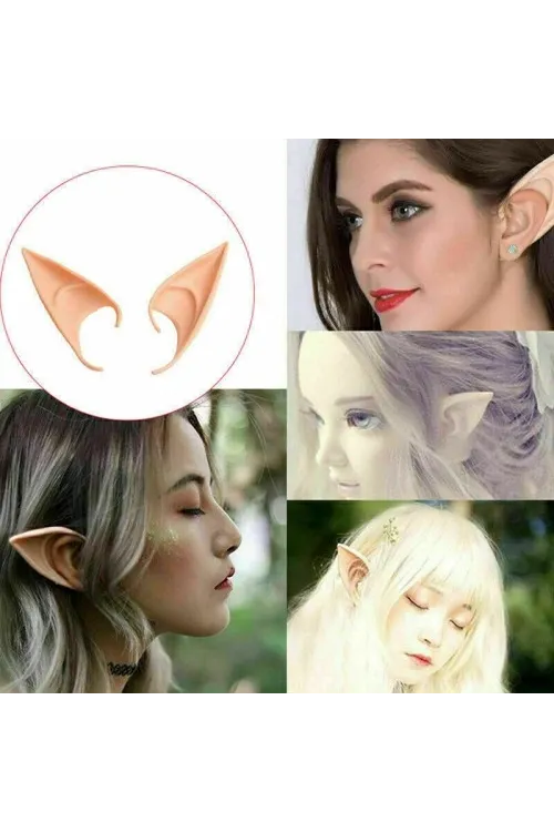 Yumuşak Malzemeden İmal Lateks Elf Kulağı 1 Çift