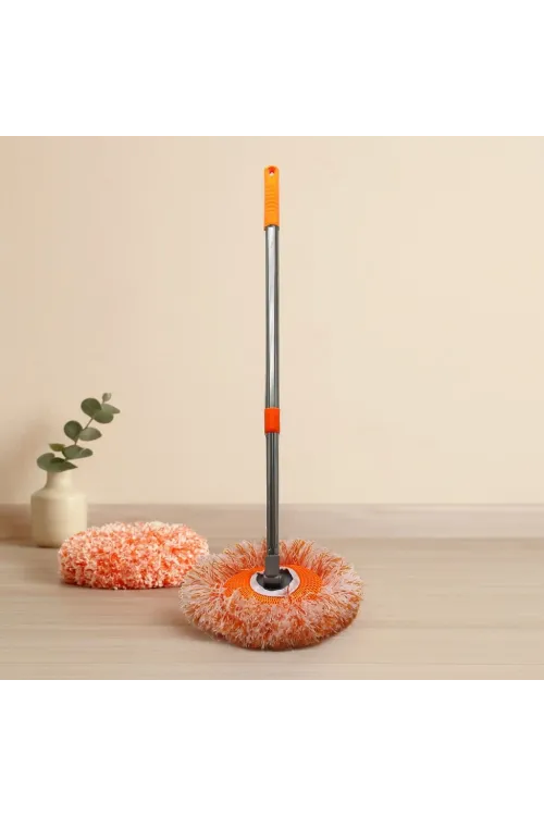 Yuvarlak Ayarlı Dönerli Mop