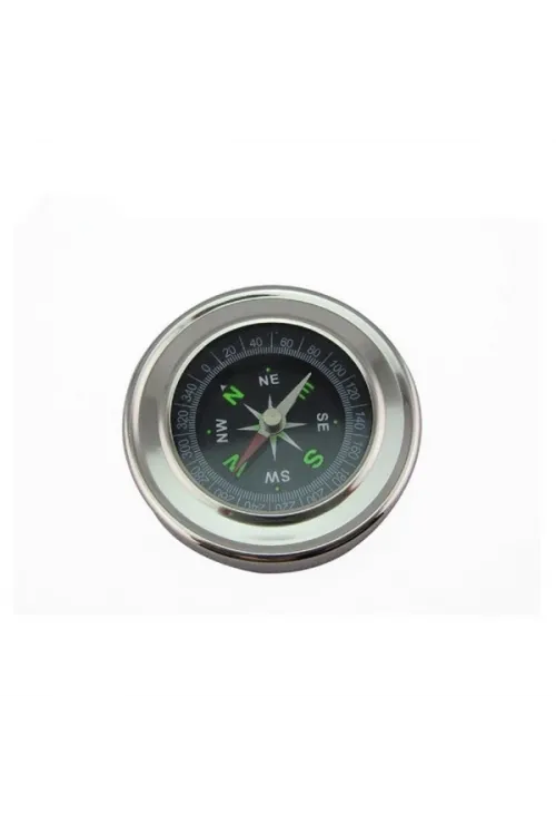 NikulaYuvarlak Metal Kasa Dayanıklı Pusula 60mm